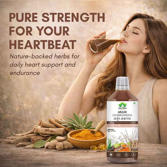 Arjun Ashwagandha Juice – Complete Ayurvedic Solution for Heart Health & Cholesterol!
