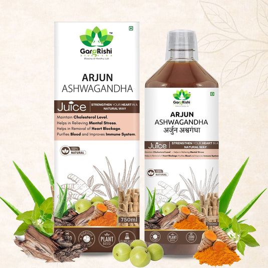 Arjun Ashwagandha Juice – Complete Ayurvedic Solution for Heart Health & Cholesterol!