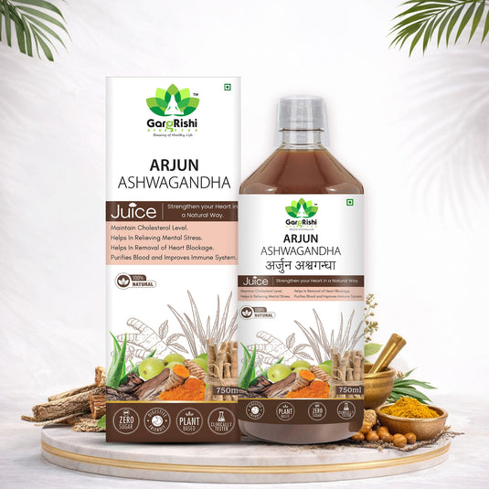 Arjun Ashwagandha Juice – Complete Ayurvedic Solution for Heart Health & Cholesterol!