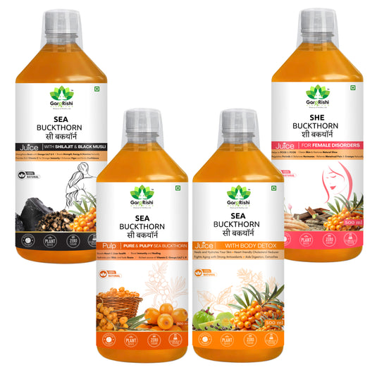 Complete Sea Buckthorn Wellness Pack | Immunity, Skin, Hormonal & Energy Support