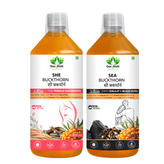 Sea Buckthorn Combo for Male & Female (500ml + 500ml)