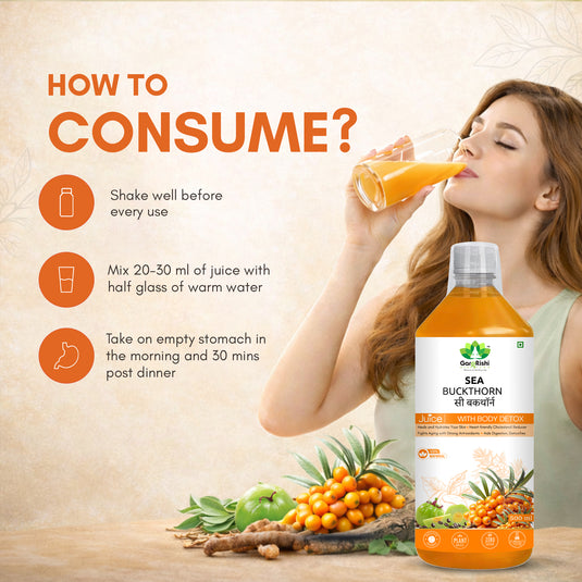 Sea Buckthorn Juice with Omega Fatty Acids – For Your Heart, Skin, and Immune System