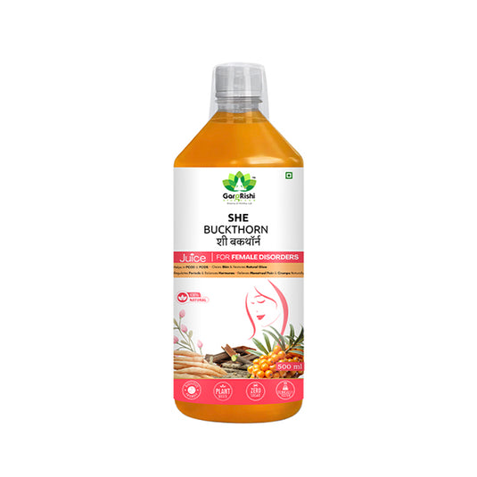 She Buckthorn Juice – Natural Support for PCOD, PCOS & Regular Period Cycle