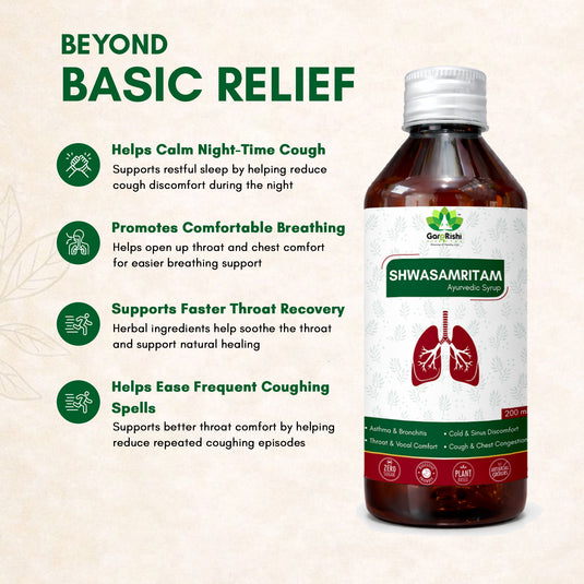 Shwasamritam Syrup – Ayurvedic Support for Respiratory Health