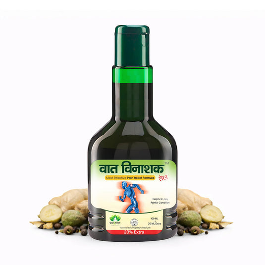Vat Vinashak Oil - Ayurvedic Formula for Arthritis, Joint & Muscle Pain Relief