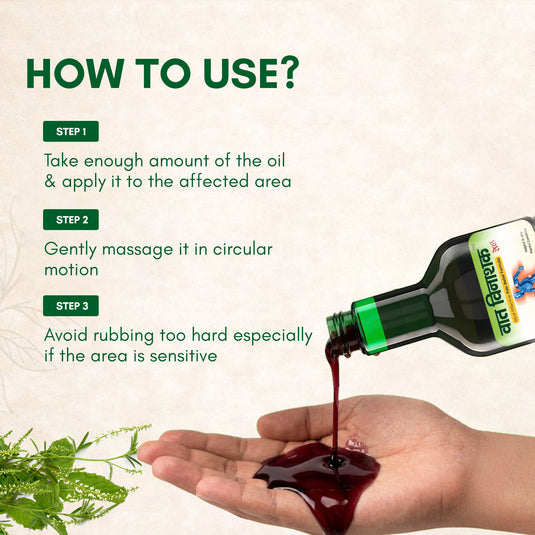 Vat Vinashak Oil - Ayurvedic Formula for Arthritis, Joint & Muscle Pain Relief