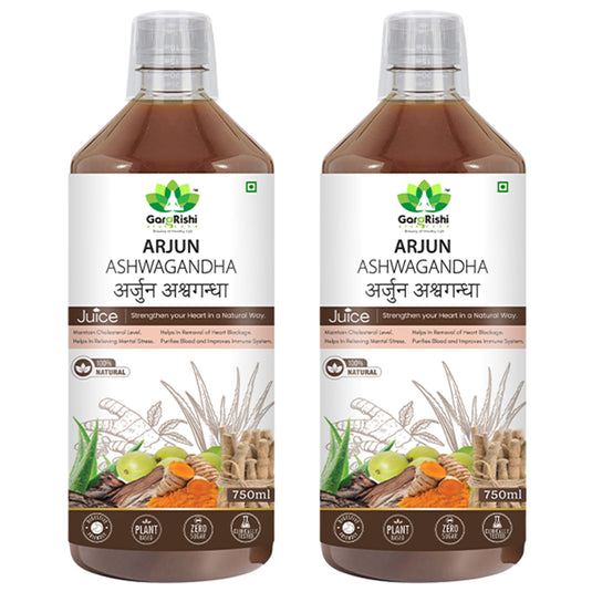 Arjun Ashwagandha Juice – Complete Ayurvedic Solution for Heart Health & Cholesterol!