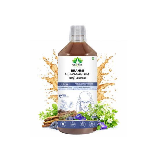 Brahmi Ashwagandha Juice – Ayurvedic Support for Mental Wellness