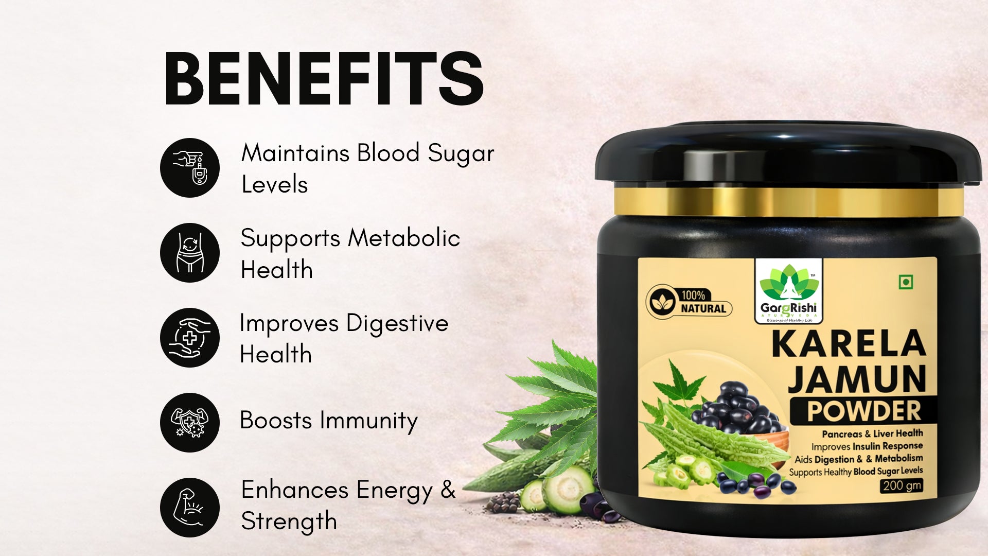 Karela Jamun Powder for maintaining Blood Sugar Level