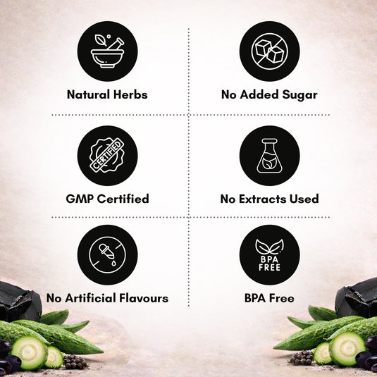 Karela Jamun with Shilajit Powder for maintaining Blood Sugar Level & Stamina Booster