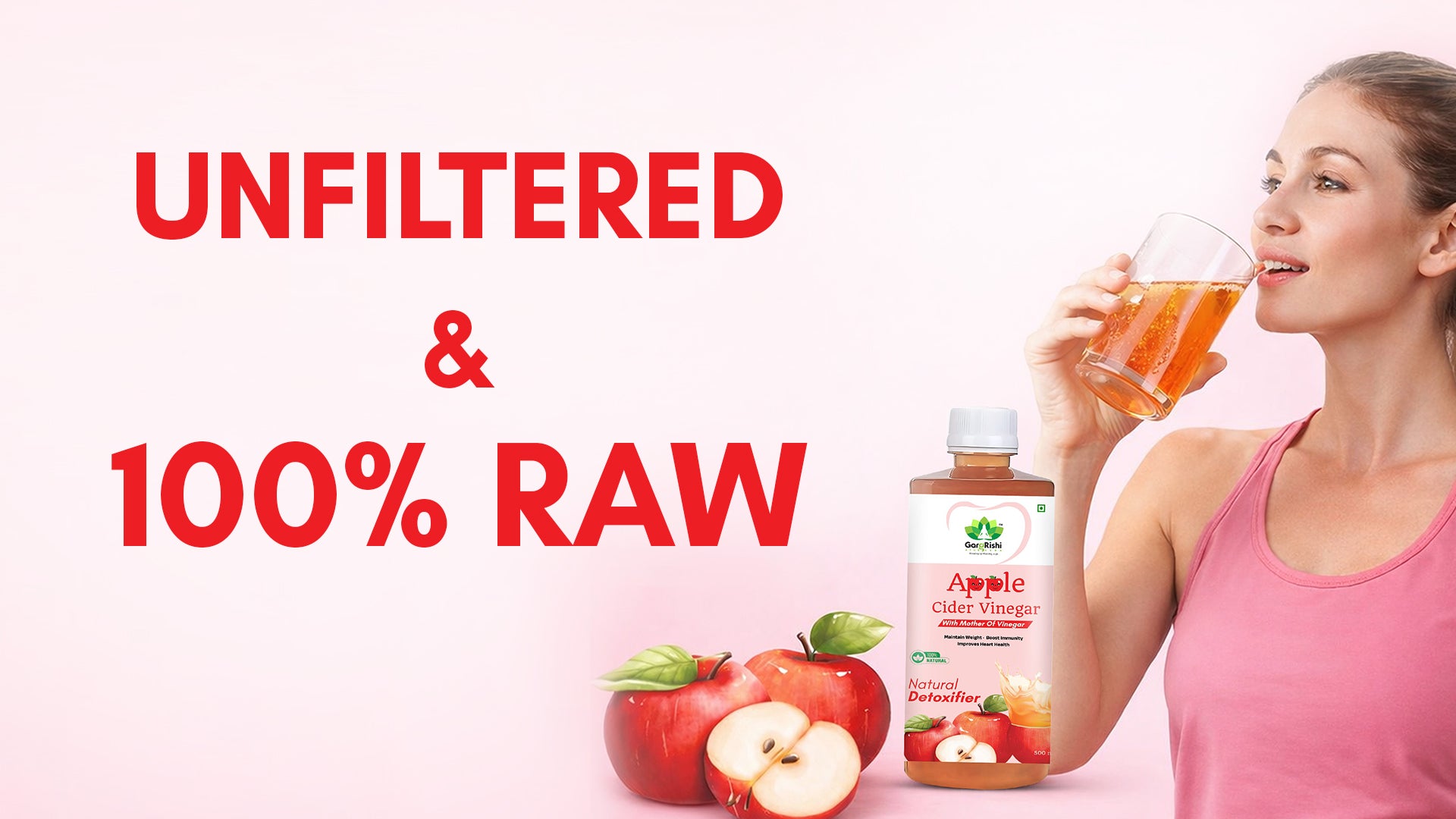 Apple Cider Vinegar – Raw, Unfiltered & with the Mother