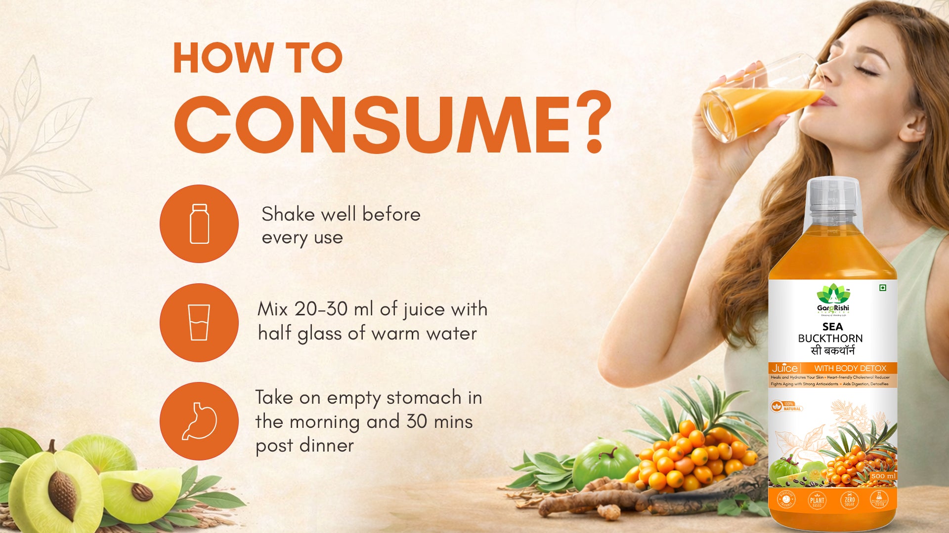 Sea Buckthorn Juice with Omega Fatty Acids – For Your Heart, Skin, and Immune System Banner 3