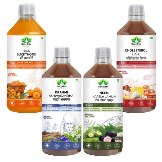 All-in-One Wellness Pack | Sugar Control, Immunity & Mental Support