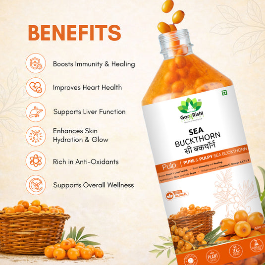 Sea Buckthorn Pulp – Complete Antioxidant & Skin Wellness Support