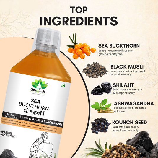 Sea Buckthorn with Shilajit & Black Musli – Boost Your Energy, Strength, and Stamina