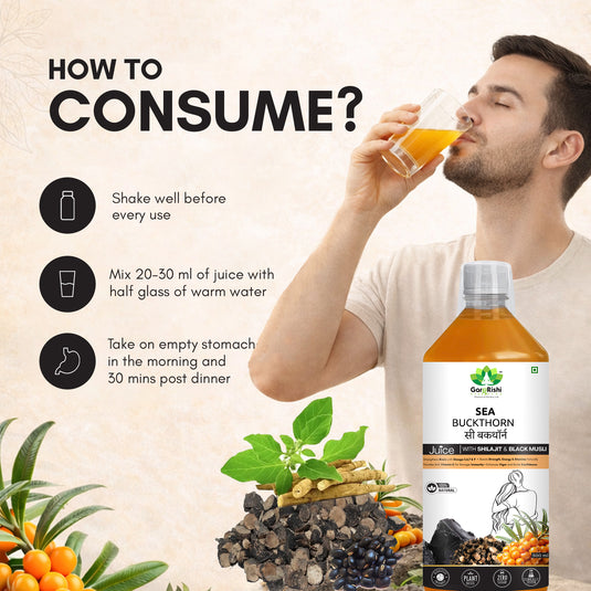 Sea Buckthorn with Shilajit & Black Musli – Boost Your Energy, Strength, and Stamina