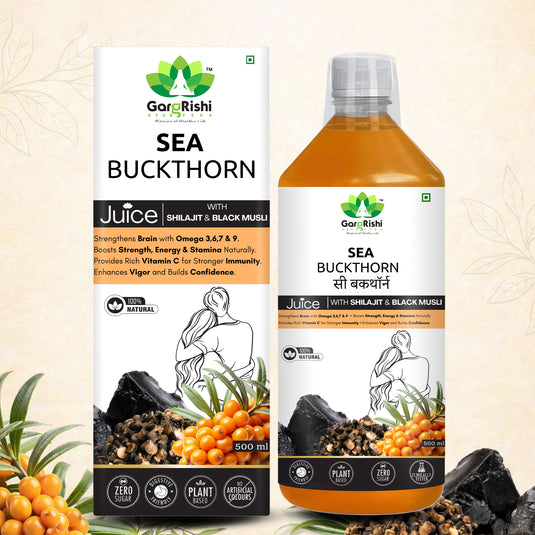 Sea Buckthorn with Shilajit & Black Musli – Boost Your Energy, Strength, and Stamina