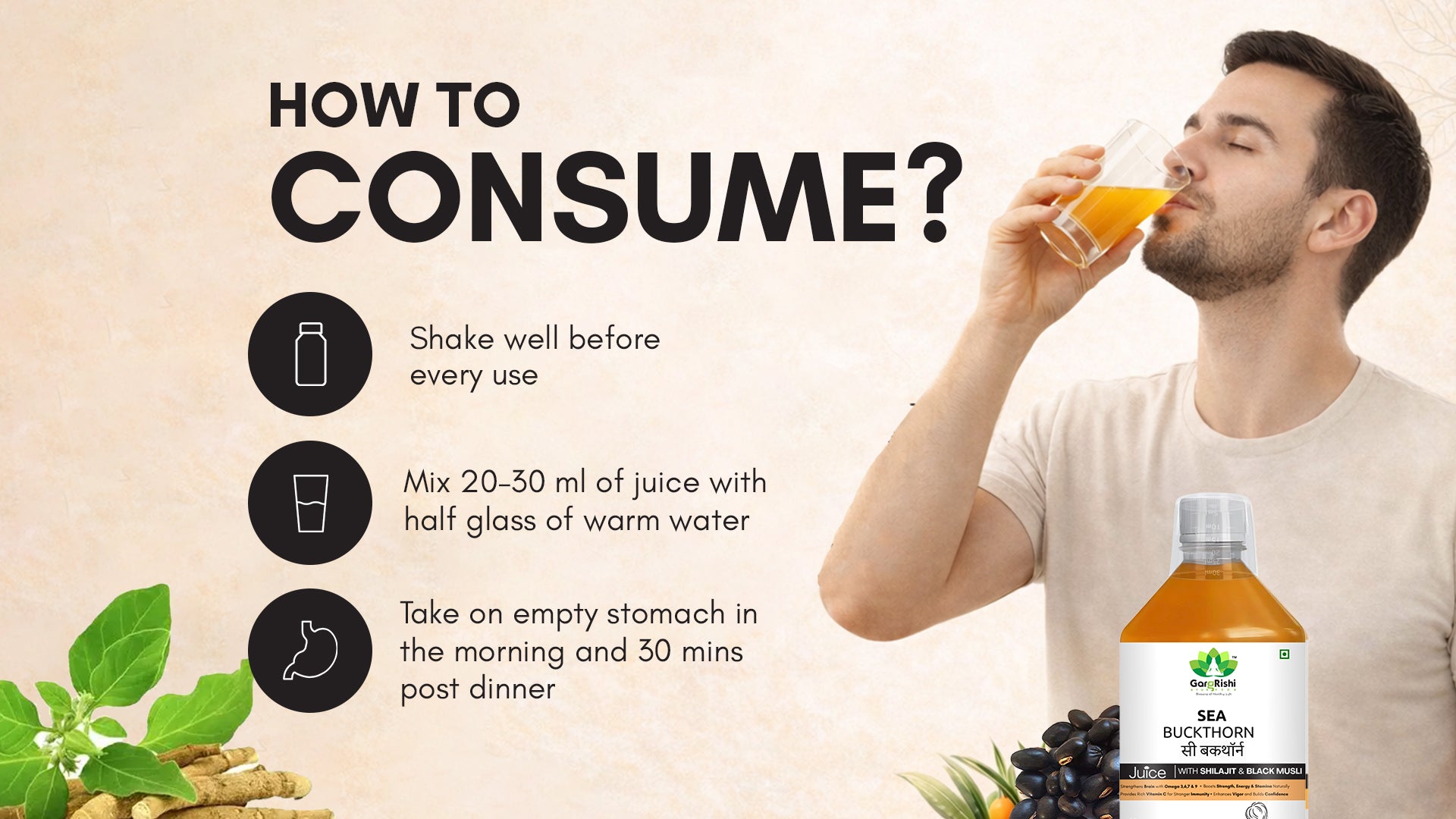 Sea Buckthorn with Shilajit & Black Musli – Boost Your Energy, Strength, and Stamina Banner 3