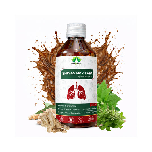 Shwasamritam Syrup – Ayurvedic Support for Respiratory Health