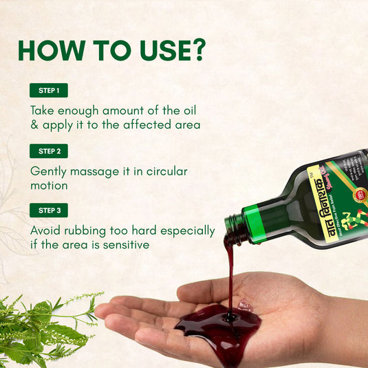 Vat Vinashak Strong Oil - Relief From Joint & Muscle Pain, Gathiya, Sciatica, Swelling