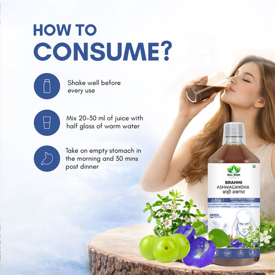 Brahmi Ashwagandha Juice – Ayurvedic Support for Mental Wellness