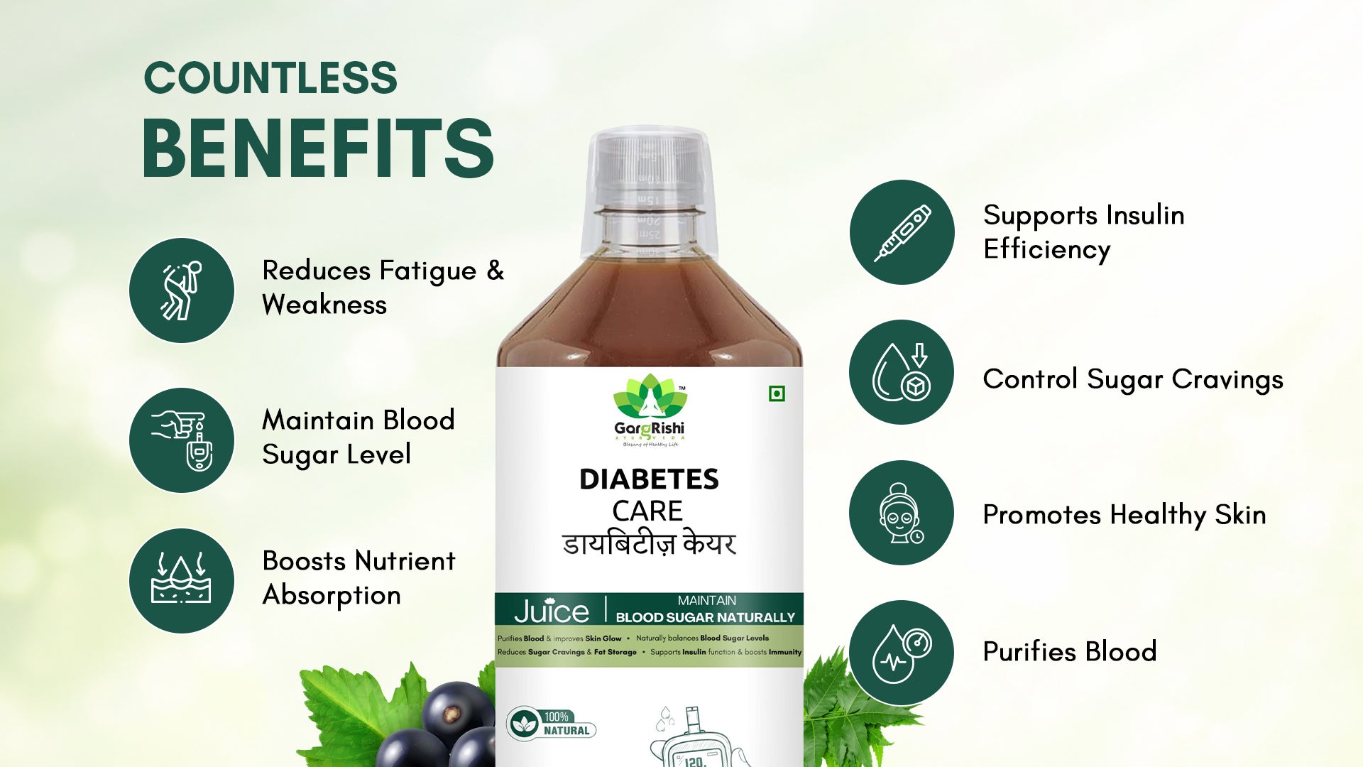 Diabetes Care Juice – Ayurvedic Support for Healthy Blood Sugar Management