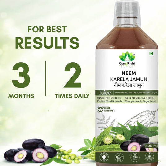 Neem Karela Jamun Juice – Healthy Blood Sugar Levels & Boost Immunity