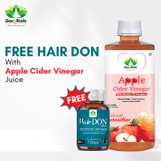 Free Hair Don Capsules with Apple Cider Vinegar Juice – Complete Mind, Sleep & Hair Wellness Combo