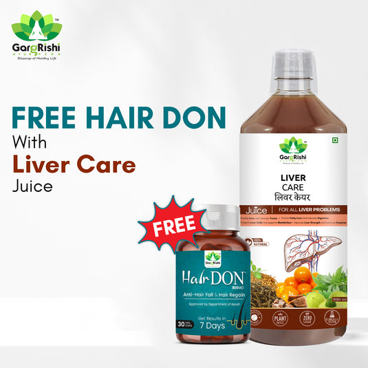 Free Hair Don Capsules with Liver Care Juice – Complete Liver Detox & Hair Wellness Combo