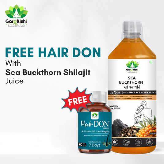 Free Hair Don Capsules with Sea Buckthorn Juice – Complete Mind, Sleep & Hair Wellness Combo